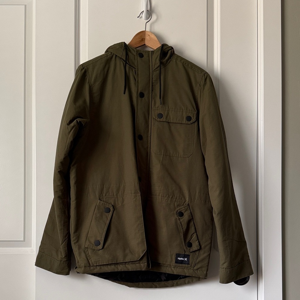 Hurley Khaki Military Field Jacket